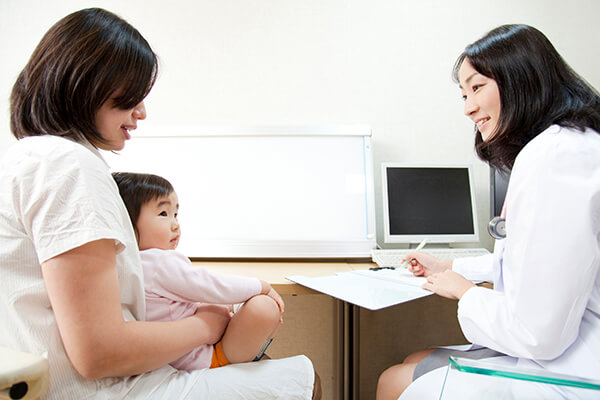 乳幼児健診は、育児相談ができるチャンス